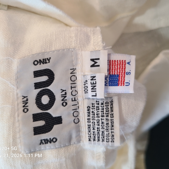 White Linen Pants - Picture 16 of 16